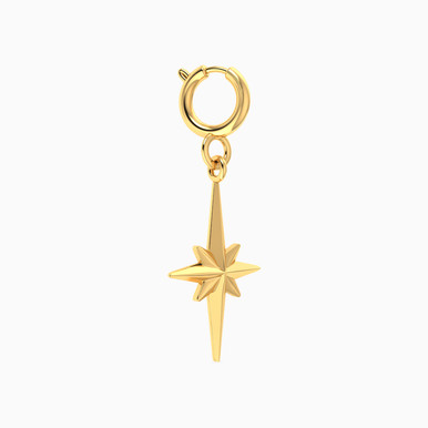 Star Charm in 18K Gold - 21053110089