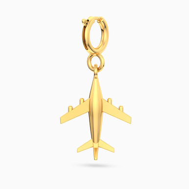 Airplane Charm in 18K Gold - 21053110097