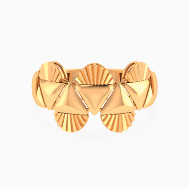 Multi-shaped Ring in 21K Gold - 22002112167