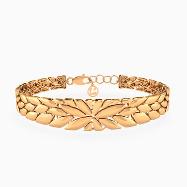 Multishaped Chain Bracelet in 21K Gold - 22010110777