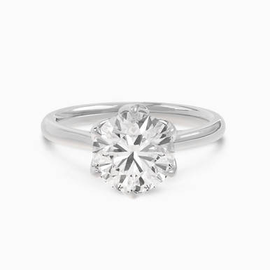 3 CT Lab Grown Diamond Solitaire Ring in 18K Gold - AMR07600 3 CT Lab Grown Diamond Solitaire Ring in 18K Gold - AMR07600