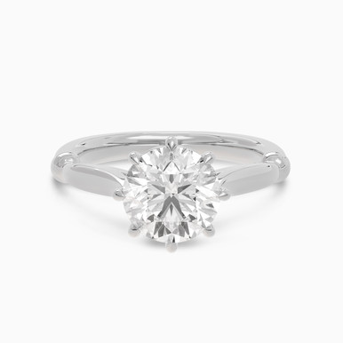 3.04 CT Lab Grown Diamond Solitaire Ring in 18K Gold - AMR07599