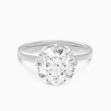 5.3 CT Lab Grown Diamond Solitaire Ring in 18K Gold - AMR07623