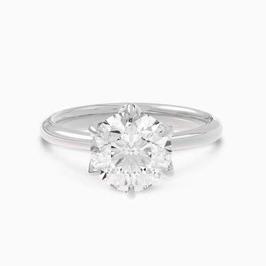 3.01 CT Lab Grown Diamond Solitaire Ring in 18K Gold - AMR07601 3.01 CT Lab Grown Diamond Solitaire Ring in 18K Gold - AMR07601