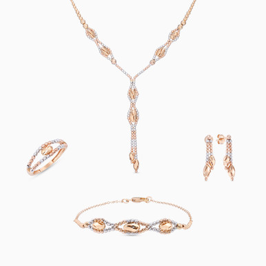 Jewelry Set in 21K Gold (4 Pieces) - 22001020794