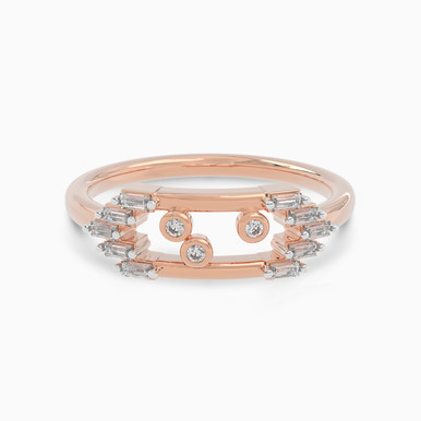 Diamond Ring in 18K Gold - MSR01012-14
