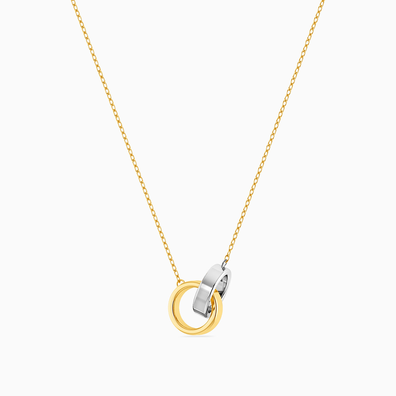 Circle Necklace In 18K Gold