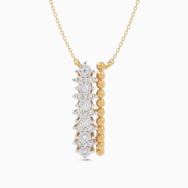 Diamond Necklace in 18K Gold - ASP06330