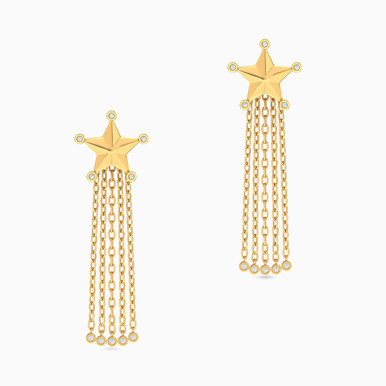 Star Diamonds Chandelier Earrings in 18K Gold - 21051110292