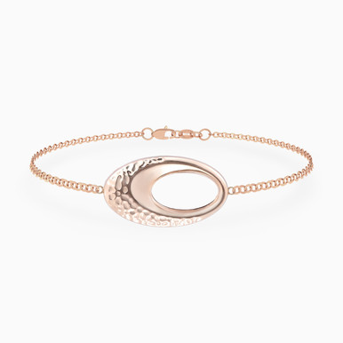 Oval Chain Bracelet in 21K Gold - 12010250011