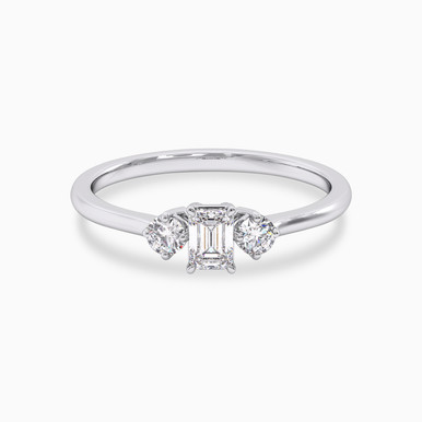 Baguette Diamond Ring in 18K Gold - KR303286