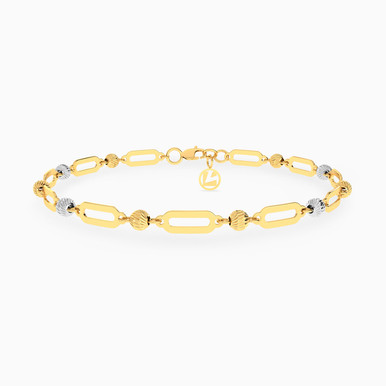 Rectangular Loops Bracelet In 18K Gold - 21010020161 Rectangular Loops Bracelet In 18K Gold - 21010020161