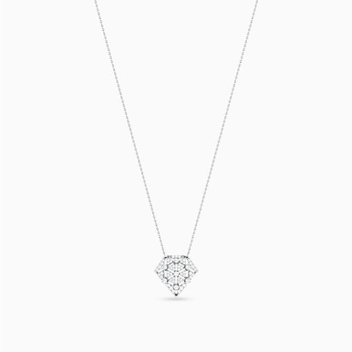 Jewel Diamond Necklace In 18K Gold - NT406191W18DI1