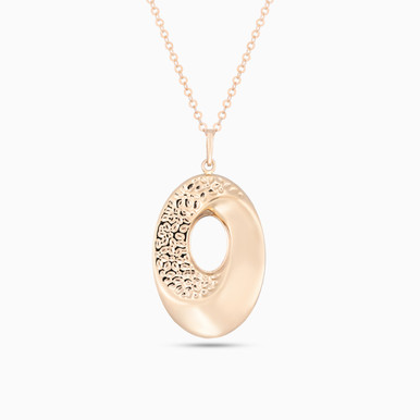 Circular Necklace in 21K Gold - 12005250019