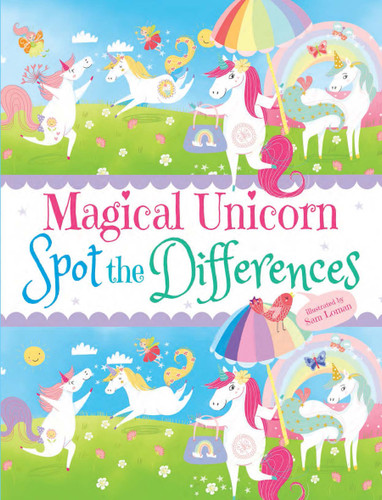 Magical Unicorn Spot the Differences by Sam Loman, 9780486832296