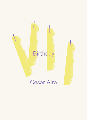 Birthday by César Aira, Chris Andrews, 9780811219099