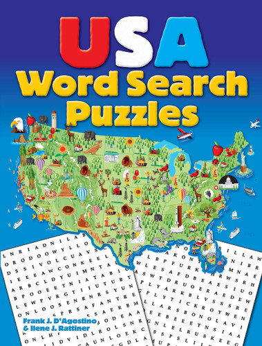 USA Word Search Puzzles by Ilene J.  Rattiner, Frank J. D'Agostino, 9780486833163