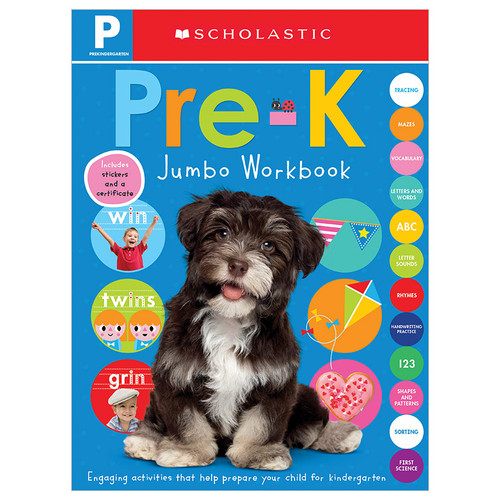 Pre-K Jumbo Workbook: Scholastic Early Learners (Jumbo Workbook) by Scholastic, 9781338292152