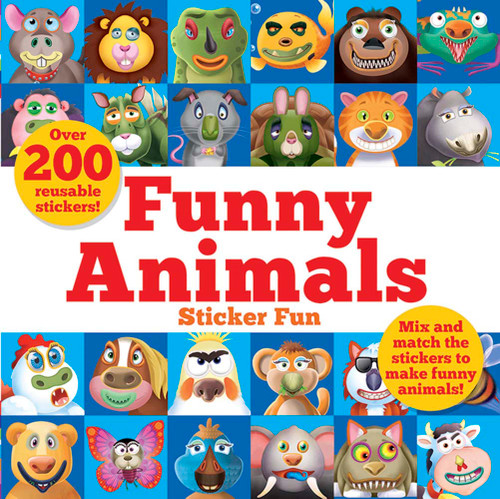 Funny Animals Sticker Fun (Mix and match the stickers to make funny animals) by Barry Green, Oakley Graham, 9780486832883
