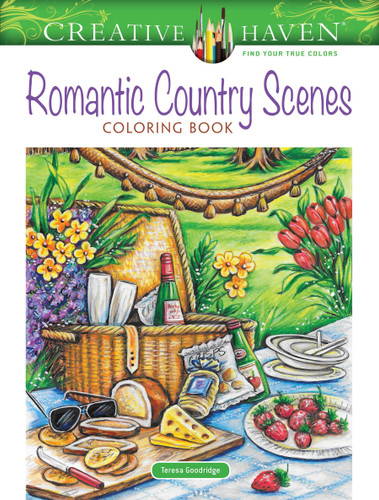 Creative Haven Romantic Country Scenes Coloring Book by Teresa Goodridge, 9780486829074