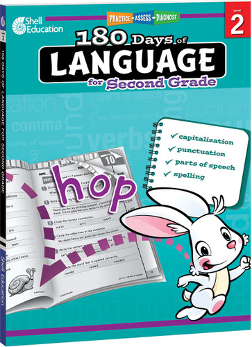 180 Days™: Language for Second Grade (Practice, Assess, Diagnose) - 9781425811679 by Christine Dugan, 9781425811679