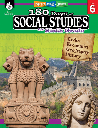 180 Days™: Social Studies for Sixth Grade (Practice, Assess, Diagnose) by Kathy Flynn, Terri McNamara, Marla Tomlinson, 9781425813987