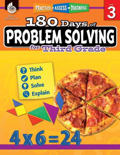 180 Days™: Problem Solving for Third Grade (Practice, Assess, Diagnose) by Kristin Kemp, 9781425816155