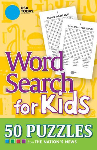 USA TODAY Word Search for Kids (50 Puzzles) (Miniature Edition) by USA TODAY, 9781449421724