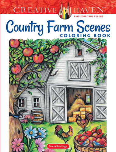Creative Haven Country Farm Scenes Coloring Book by Teresa Goodridge, 9780486836737