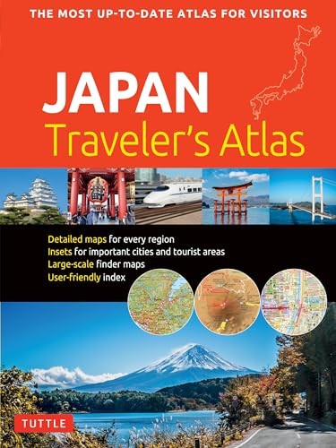 Japan Traveler's Atlas (Japan's Most Up-to-date Atlas for Visitors) by Tuttle Studio, 9784805315415