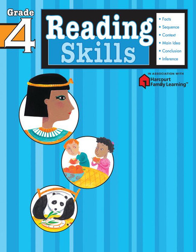 Reading Skills: Grade 4 (Flash Kids Harcourt Family Learning) by Flash Kids Editors, 9781411401167