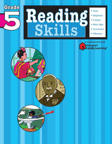 Reading Skills: Grade 5 (Flash Kids Harcourt Family Learning) by Flash Kids Editors, 9781411401174