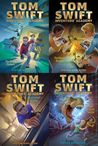 Tom Swift Inventors' Academy Starter Pack Collected Set (The Drone Pursuit; The Sonic Breach; Restricted Access; The Virtual Vandal) by Victor Appleton, 9781534455740