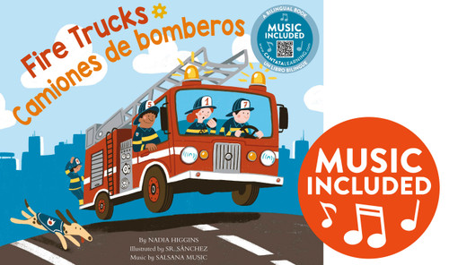 Fire Trucks / Camiones de bomberos (Bilingual Edition) by Nadia Higgins, Sr. Sanchez, Salsana Music, 9781684103393