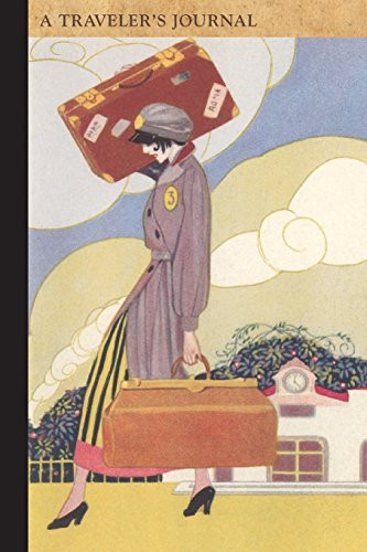 Woman Carrying Suitcase: A Traveler's Journal (Miniature Edition) by Applewood Books, 9781516262687