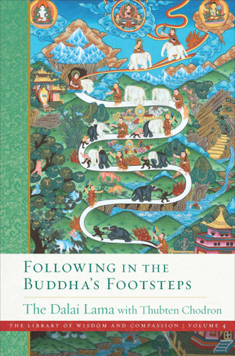 Following in the Buddha's Footsteps by Dalai Lama, Thubten Chodron, 9781614296256