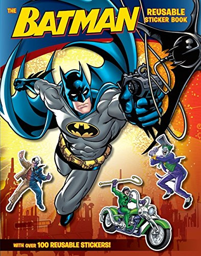 Batman Classic: The Batman Reusable Sticker Book by John Sazaklis, 9780061885396