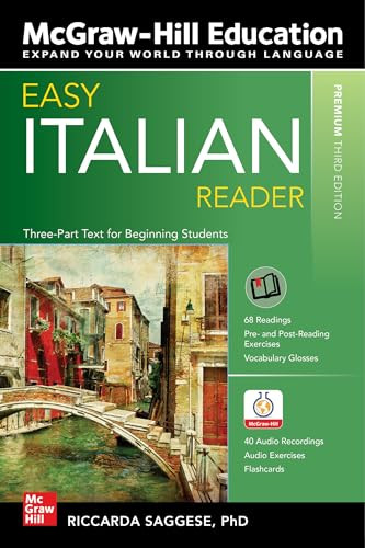 Easy Italian Reader, Premium Third Edition by Riccarda Saggese, 9781260463644