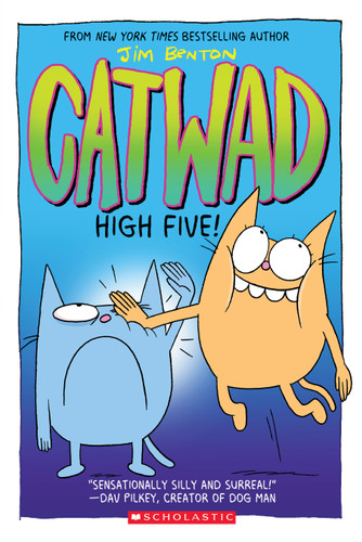High Five! A Graphic Novel (Catwad #5) by Jim Benton, Jim Benton, 9781338682229