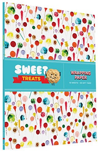 Sweet Treats Wrapping Paper (12 sheets + 20 gift tags!) by Chronicle Books, 9781452145211
