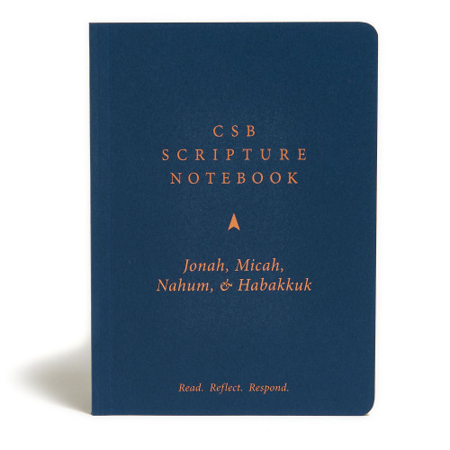 CSB Scripture Notebook, Jonah, Micah, Nahum, Habakkuk (Read. Reflect. Respond.) by CSB Bibles by Holman, 9781087731353