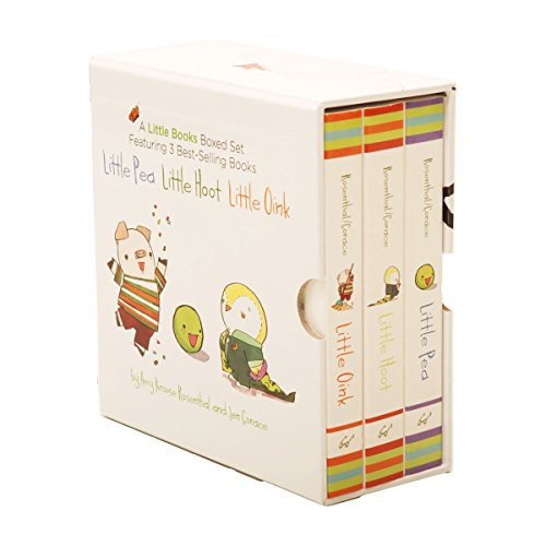 Little Books Boxed Set: Little Pea, Little Hoot, Little Oink ((Baby Board Books, Nursery Rhymes, Children's Book Sets, Nursery Books)) by Amy Krouse Rosenthal, 9780811870542