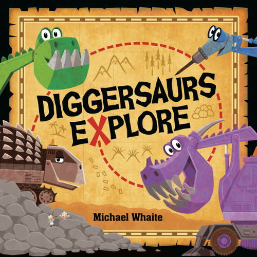 Diggersaurs Explore - 9781984896131 by Michael Whaite, 9781984896131