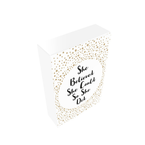 She Believed She Could So She Did (52 Beautiful Cards of Inspiring Quotes and Empowering Affirmations) by Summersdale, 9781787835184