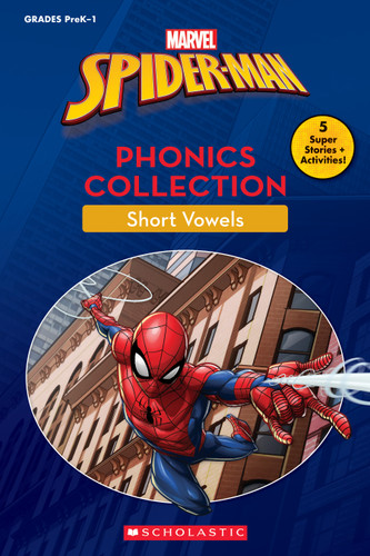 Spider-Man Amazing Phonics Collection: Short Vowels (Disney Learning Bind-up) by Scholastic, 9781338746907