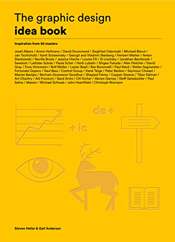 The Graphic Design Idea Book (Inspiration from 50 Masters) by Steven Heller, Gail Anderson, 9781780677569