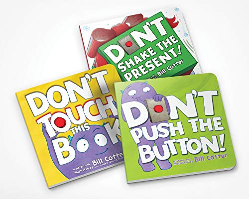 Don't Push the Button Gift Set (Interactive Storytime Books for Toddlers) by Bill Cotter, 9781728240596