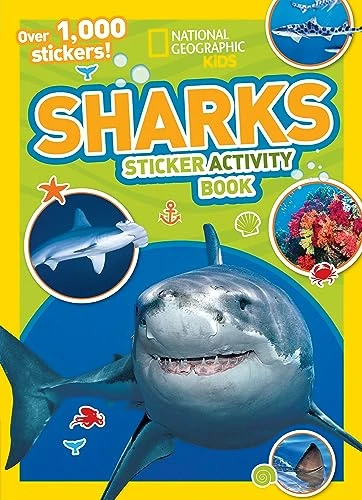 NGK Sharks Sticker Activity Book (Special Sales Edition) (Over 1,000 Stickers!) by National Geographic Kids, 9781426318412