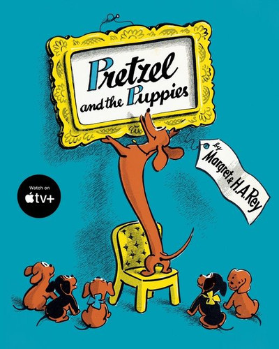 Pretzel and the Puppies by H. A. Rey, Margret Rey, 9780358468264