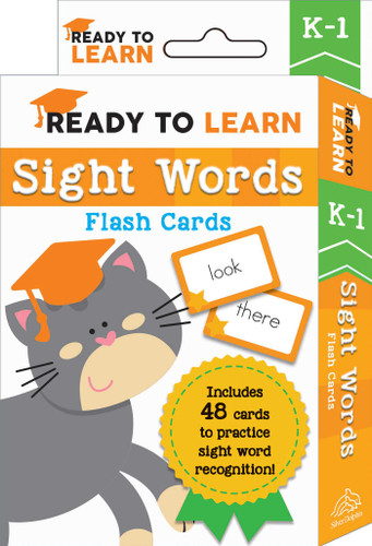 Ready to Learn: K-1 Sight Words Flash Cards (Includes 48 Cards to Practice Sight Word Recognition!) by Editors of Silver Dolphin Books, 9781645173403